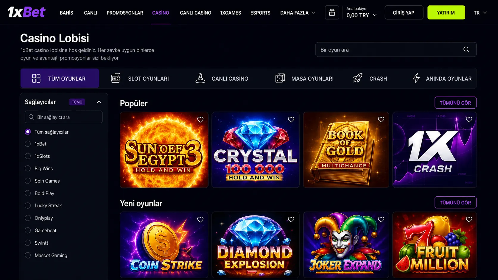 1xBet Casino bonus alma sonuç ve hoş geldin paketi özeti