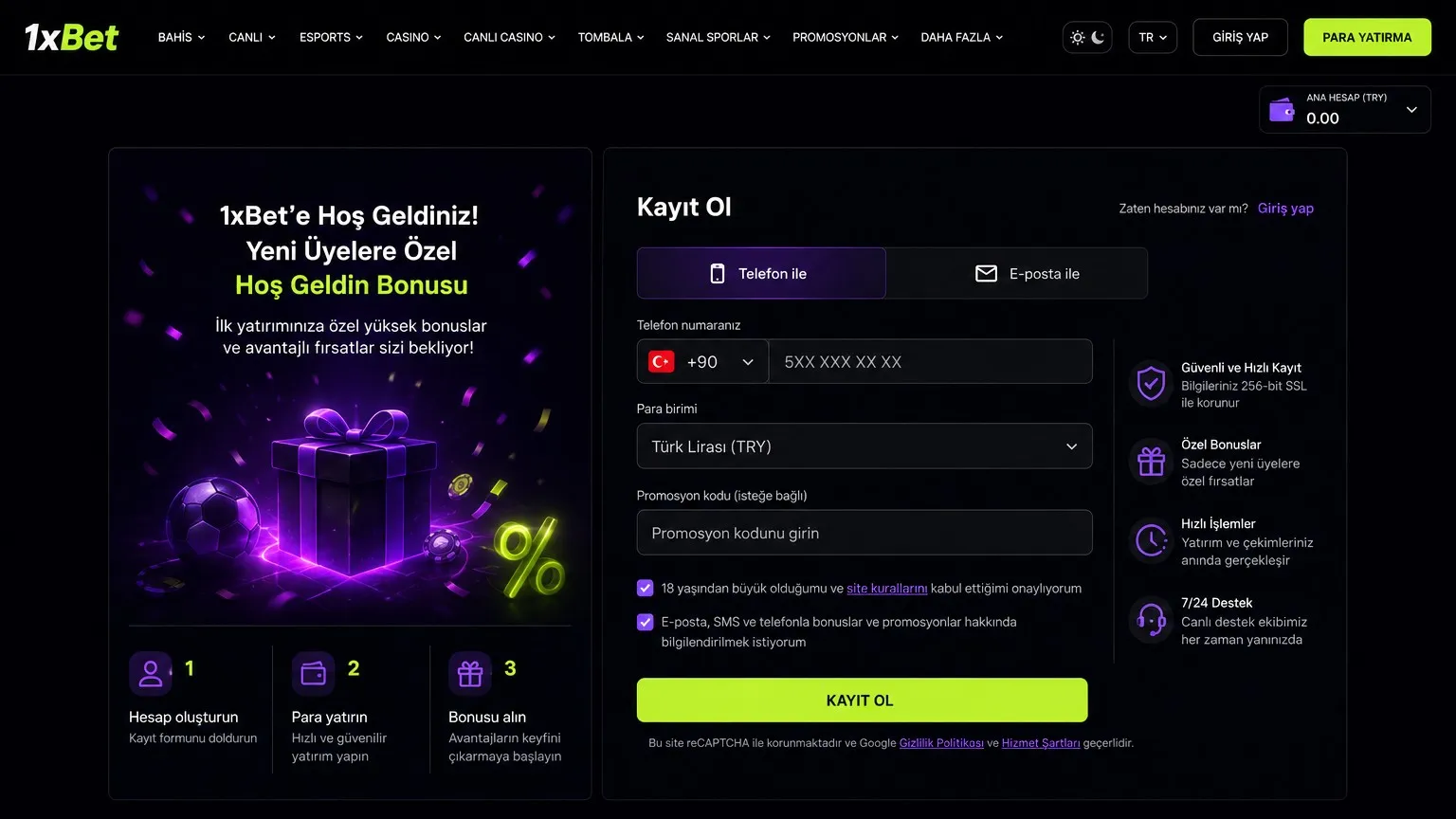 1xBet Güncel Giriş Adresi ve erişim yöntemleri