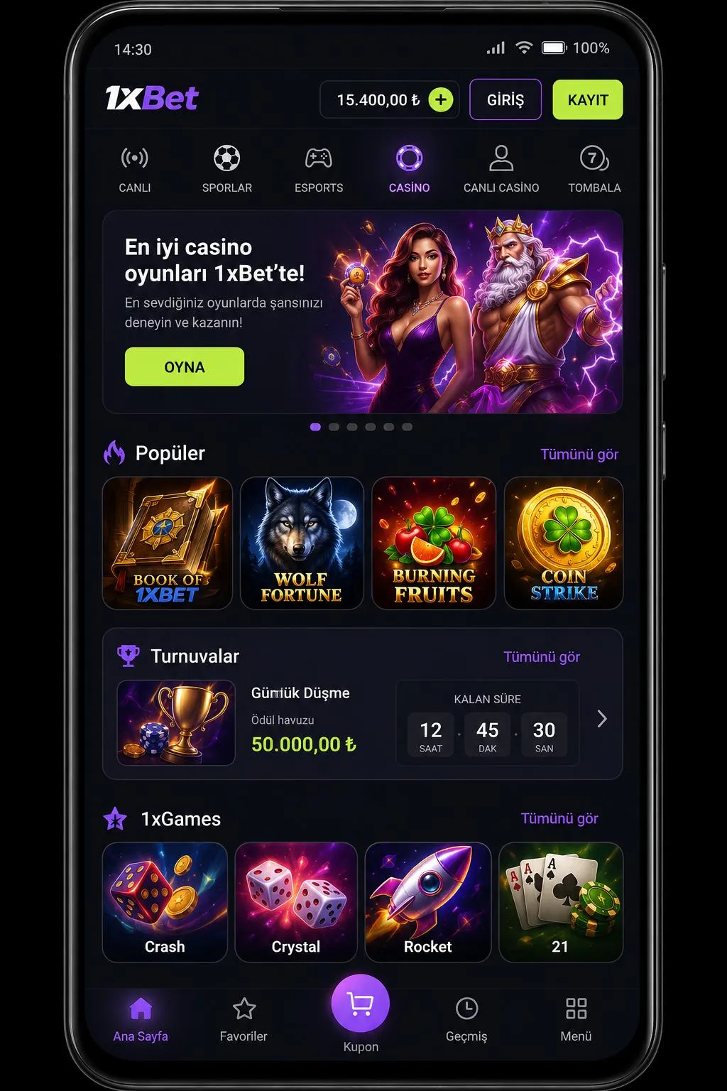 1xBet Türkiye Giriş Rehberi mobil giriş