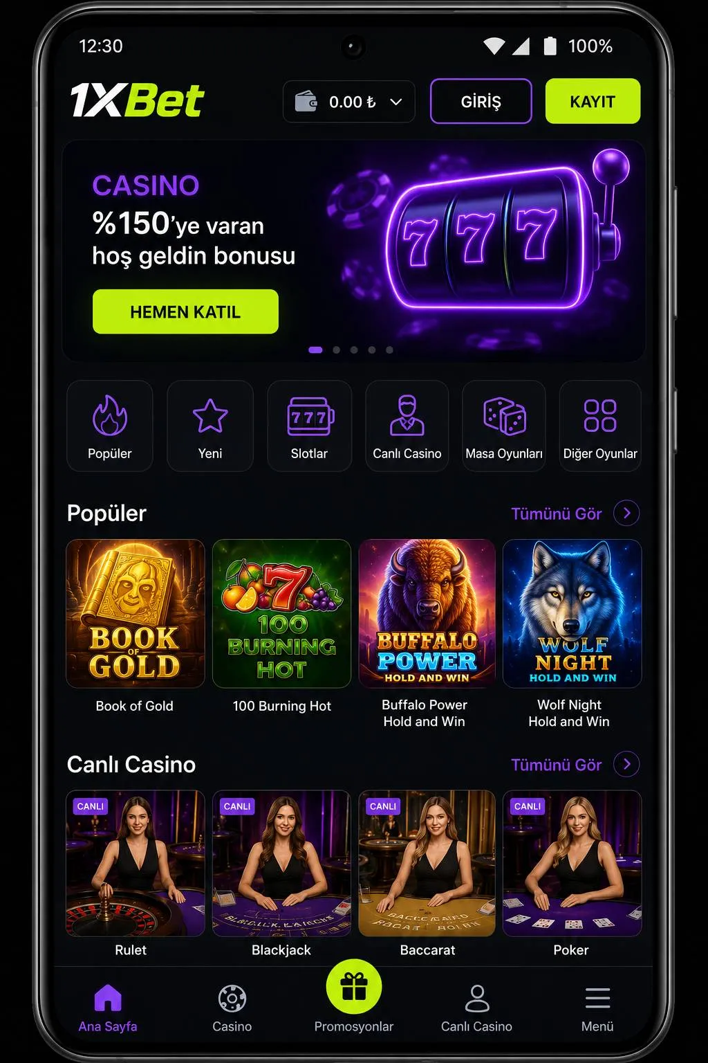 1xBet İndir Mobil Uygulaması özellikleri ve bölümleri