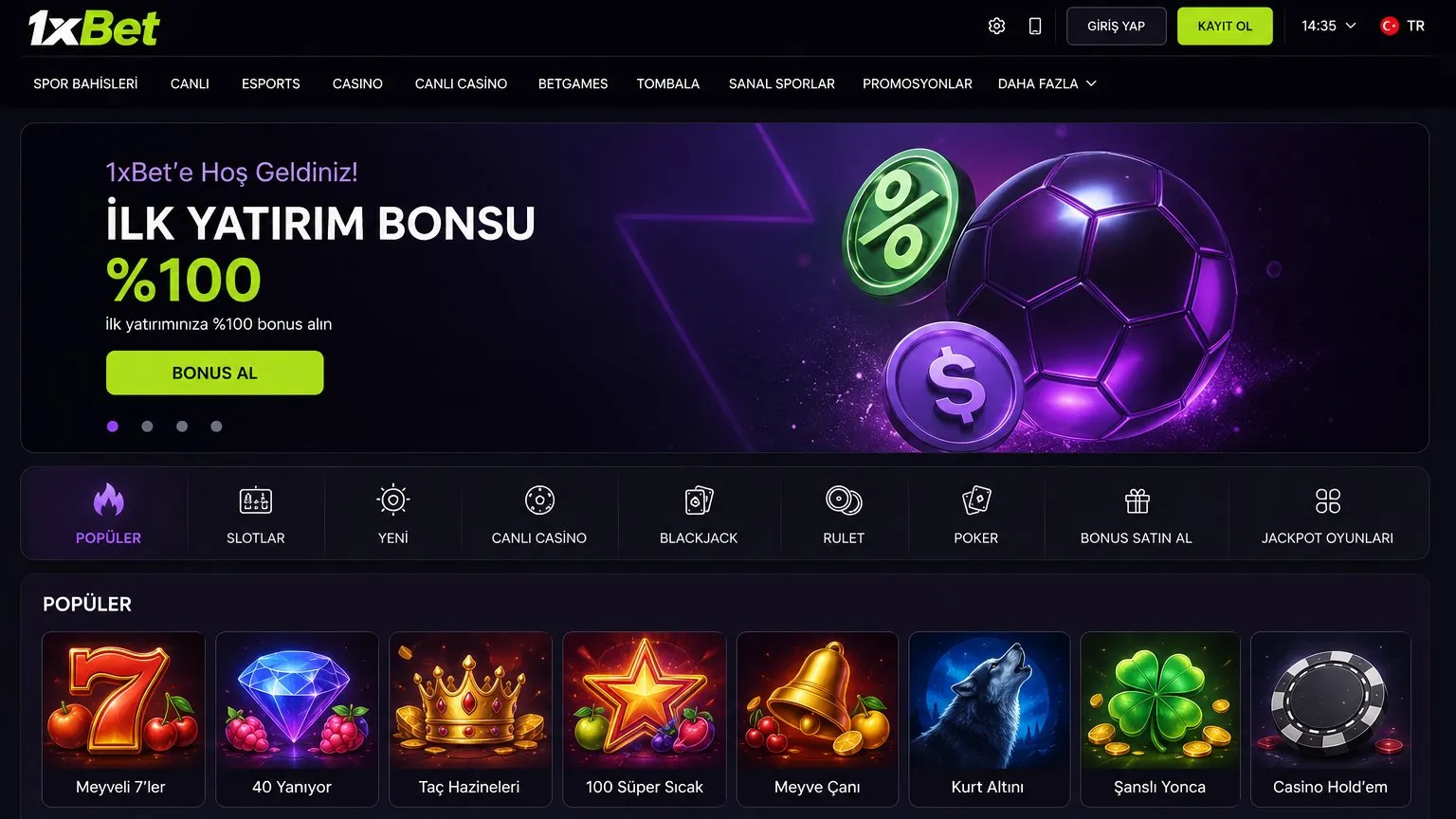 1xBet Türkiye Nedir? Spor bahisleri ve casino platformu
